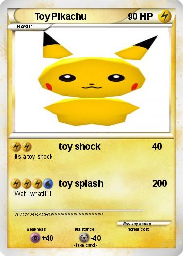 Pokemon Toy Pikachu