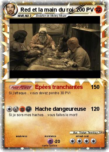 Pokemon Red et la main du roi