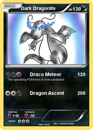 Pokemon Dark Dragonite