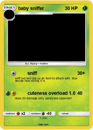 Pokemon baby sniffer