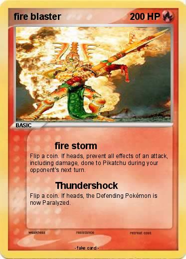 Pokemon fire blaster