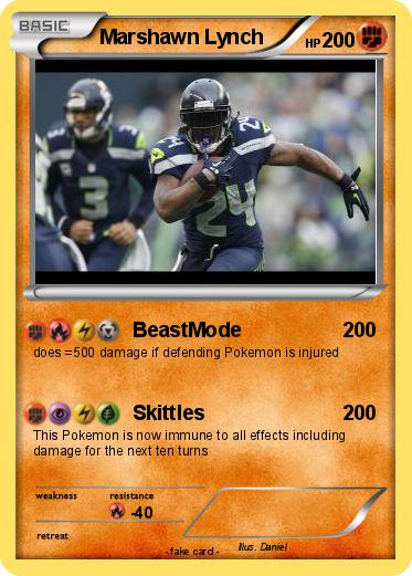 Pokemon Marshawn Lynch