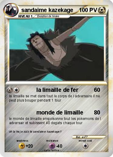 Pokemon sandaime kazekage