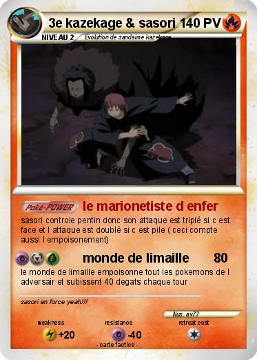 Pokemon 3e kazekage & sasori