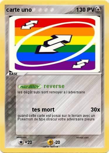 Pokemon carte uno