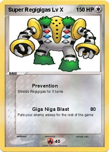 Pokemon Super Regigigas Lv X