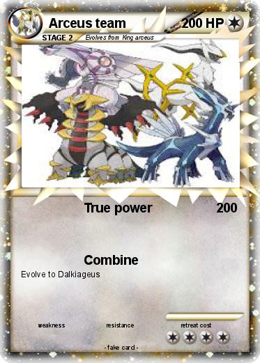 Pokemon Arceus team