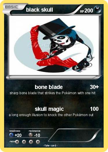 Pokemon black skull