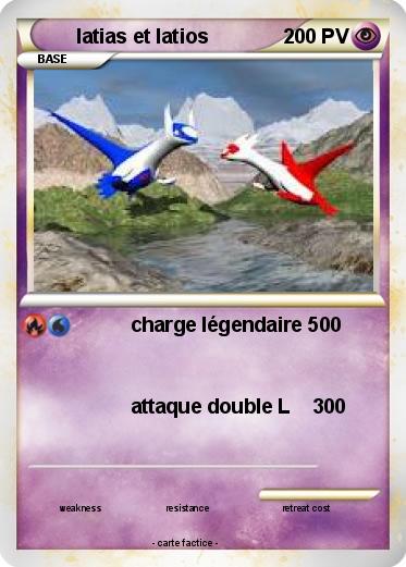 Pokemon latias et latios
