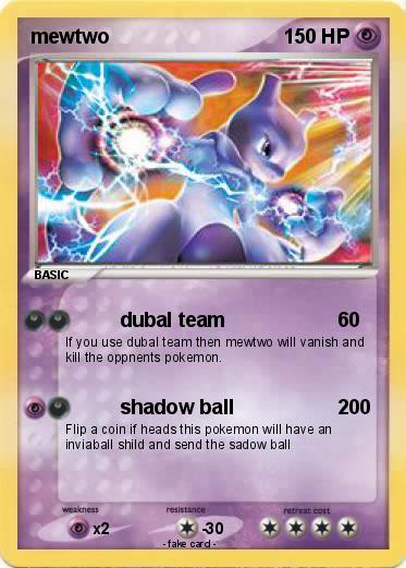 Pokemon mewtwo