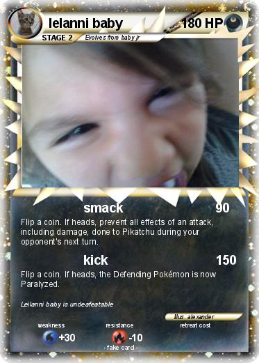 Pokemon lelanni baby