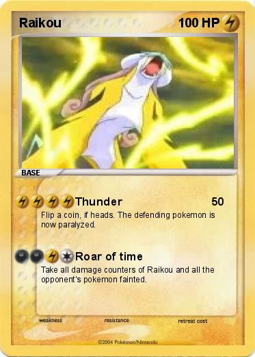 Pokemon Raikou 