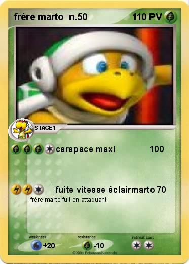 Pokemon frére marto  n.50