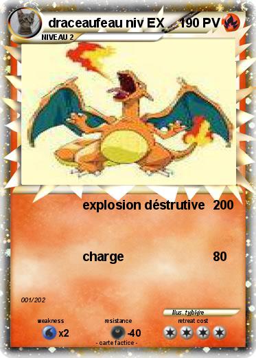 Pokemon draceaufeau niv EX