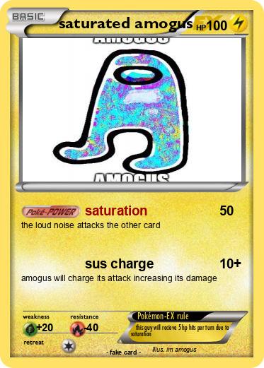 Pokemon saturated amogus
