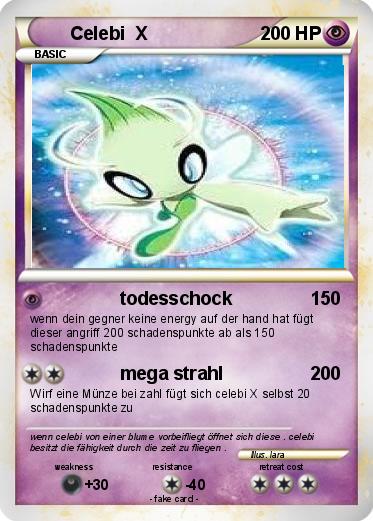 Pokemon Celebi  X