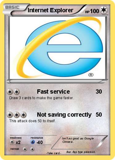 Pokemon Internet Explorer