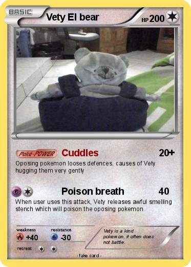 Pokemon Vety El bear