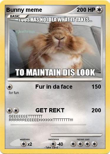 Pokemon Bunny meme