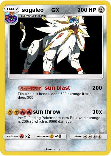 Pokemon sogaleo     GX