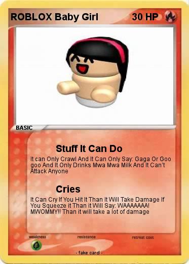 Pokemon ROBLOX Baby Girl