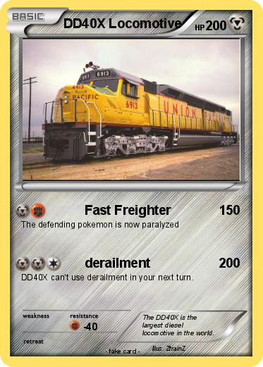 Pokemon DD40X Locomotive