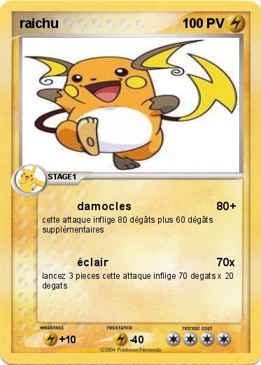 Pokemon raichu