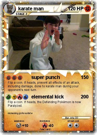 Pokemon karate man