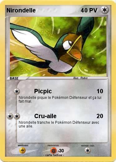 Pokemon Nirondelle
