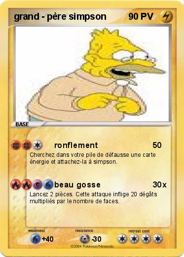 Pokemon grand - père simpson