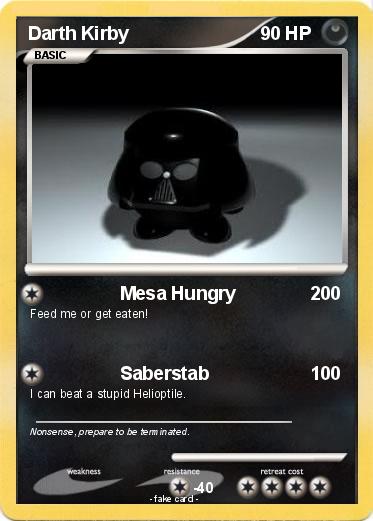 Pokemon Darth Kirby