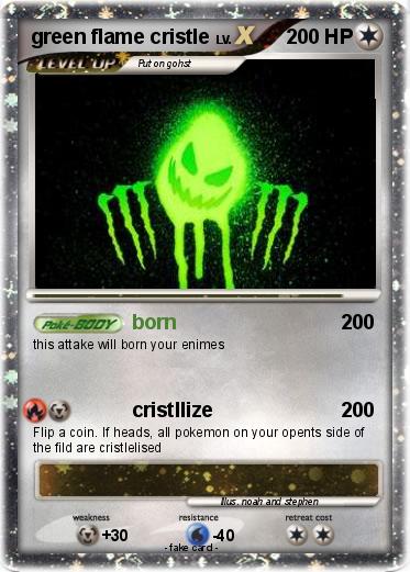 Pokemon green flame cristle