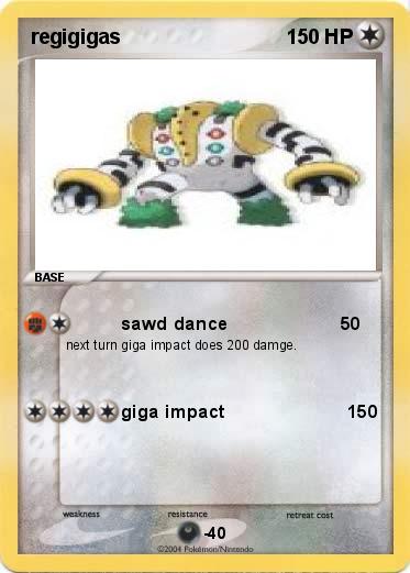 Pokemon regigigas