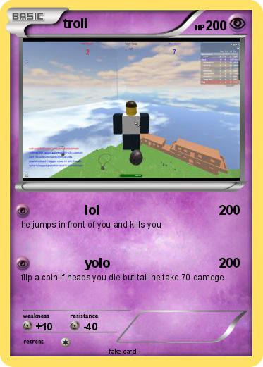 Pokemon troll