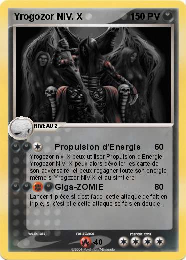 Pokemon Yrogozor NIV. X