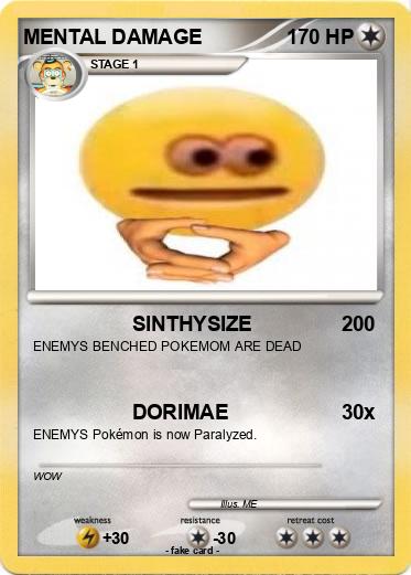 Pokemon MENTAL DAMAGE