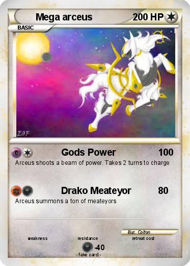 Pokemon Mega arceus