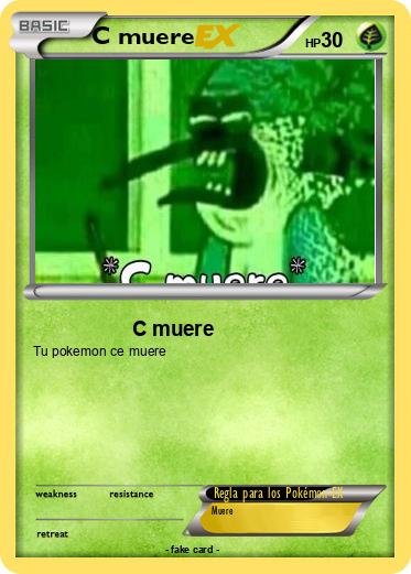 Pokemon C muere