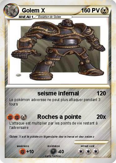 Pokemon Golem X