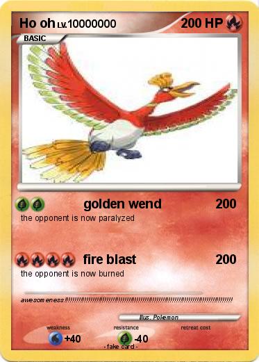 Pokemon Ho oh