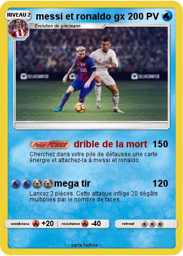 Pokemon messi et ronaldo gx