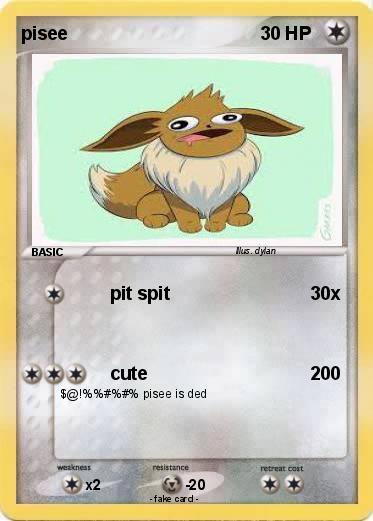 Pokemon pisee