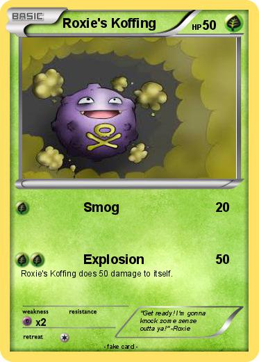 Pokemon Roxie's Koffing