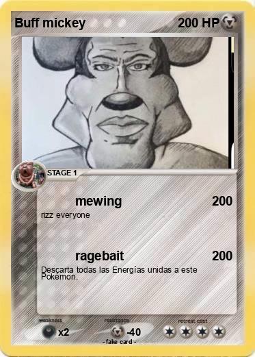 Pokemon Buff mickey