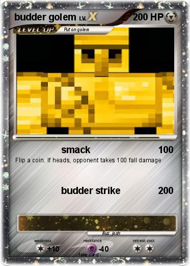 Pokemon budder golem