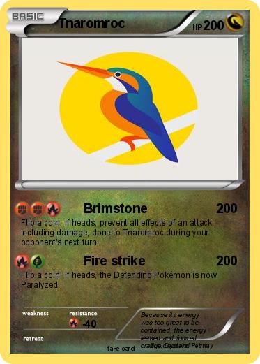 Pokemon Tnaromroc