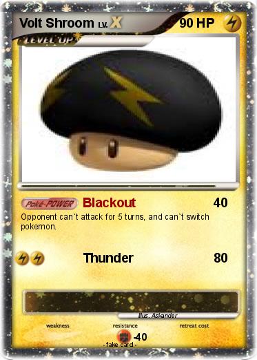 Pokemon Volt Shroom