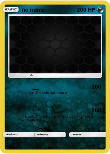 Pokemon no name
