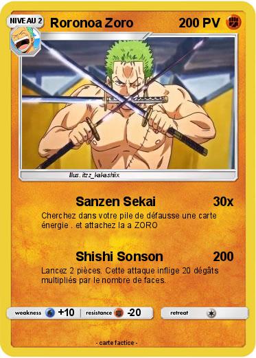 Pokemon Roronoa Zoro
