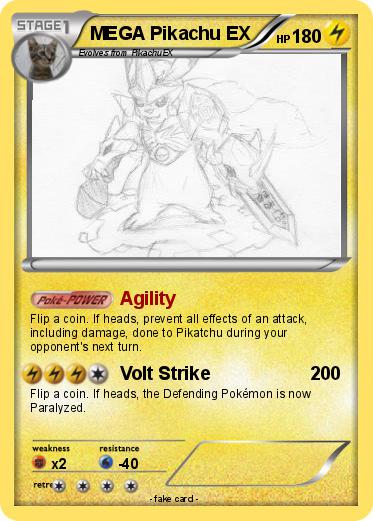 Pokemon MEGA Pikachu EX